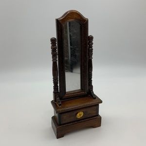 Vintage Concord Miniatures Dollhouse Vanity Bedroom Mirror Dollhouse Furniture